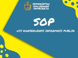 SOP Uji Konsekuensi Informasi Publik